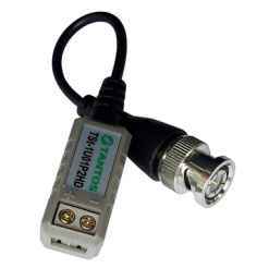 TSt-1U01P2HD-Пассивный приемник-передатчик HD-видео по витой паре. 1 канал BNC, витая пара под клемм