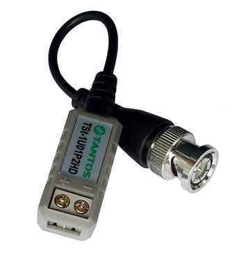 TSt-1U01P2HD-Пассивный приемник-передатчик HD-видео по витой паре. 1 канал BNC, витая пара под клемм