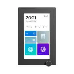 AZ-07LL BLACK BAS-IP видеодомофон с сенсорным цветным LCD экраном