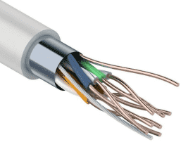 Кабель QPP-U/UTP-4PC5e-PVC-305 UTP 24 AWG Cat5e PVC indoor 305 м КМБ