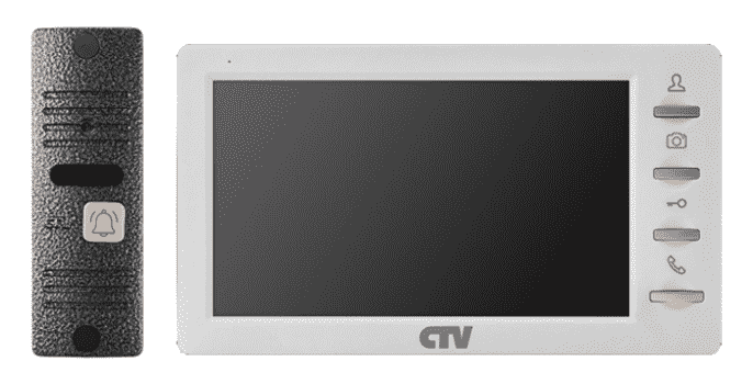 CTV-DP1701 S B Комплект  видеодомофона