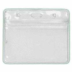 TS-BDG-H  Бейдж для проксимити карт повышенной прочности с отверстием для ремешка, прозрачный, гориз