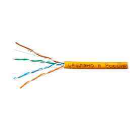 Кабель UTP  4PR  24AWG  4х2х0,51 CAT5e  305м Cu внутренний LSZH нг(А), оранжевый Skynet Premium