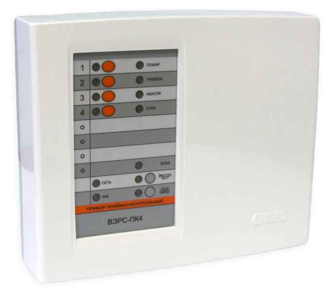 ВЭРС-ПК 4П, 4 ШС, под акк. 4,5 Ач, пластмассовый 