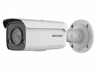 DS-2CD2T87G2-L(2.8mm)(C) 8Мп уличная цилиндрическая IP-камера с LED-подсветкой до 60м