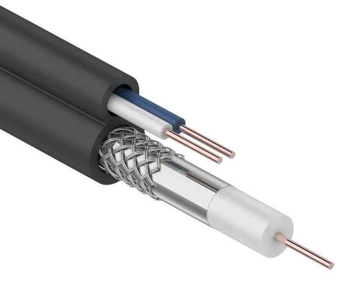 Экабель КВК-П-2х0,5  черный внешний (100м) (ККСВ 01-4002) 