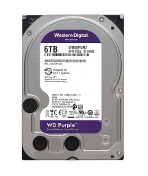 Жесткий диск WD64PURZ, 6Тб, HDD, SATA III, 3.5" для круглосуточной работы WD Purple
