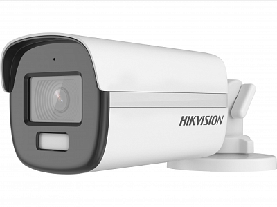 DS-2CE12DF3T-FS(3.6mm) 2Мп уличная компактная цилиндрическая HD-TVI камера с LED подсветкой до 40м