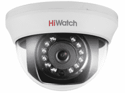 DS-T201(B) (3.6mm) HD-TVI  видеокамера 2Mп. купольная, с ИК-подсветкой до 20 м   