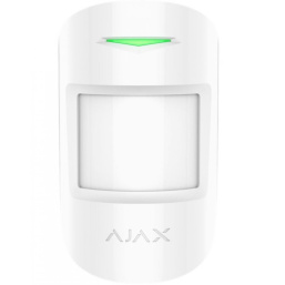 Ajax CombiProtect (white)Извещатель оптико-электронный и поверхностный звуковой радиоканальный