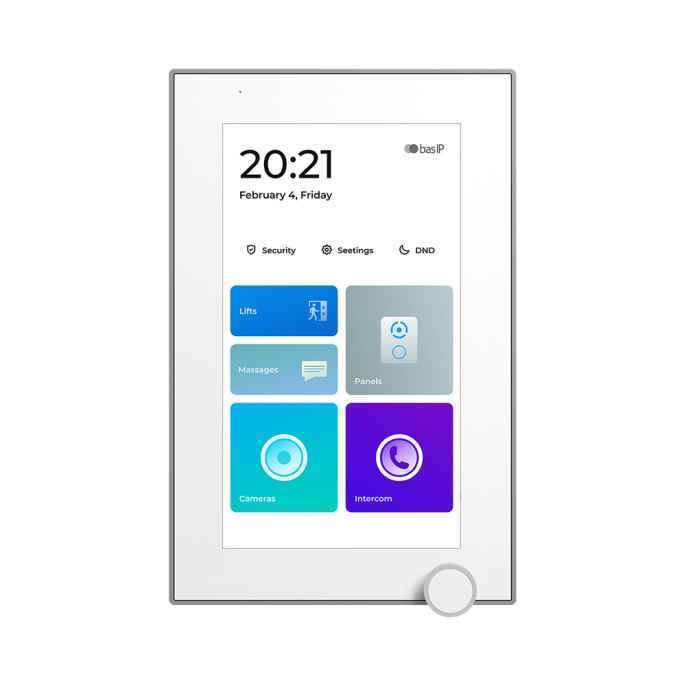 BAS-IP AZ-07LL WHITE - 7-дюймовый IP-видеомонитор для помещений