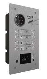 BAS-IP BA- 08MD SILVER- Вызывная панель на 8 абонентов