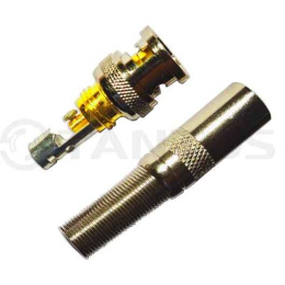 РАЗЪЕМ TS BNC штекер под винт с пружиной, металл