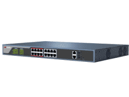 DS-3E0318P-E(B) 16 RJ45 100M PoE с грозозащитой 6к