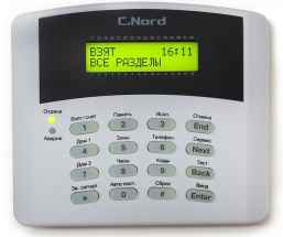 K16-LCD Клавиатура проводная, встроенный динамик, подсветка клавиш и экрана, Си-Норд