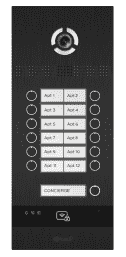 BAS-IP BI-12FBI BLACK - Вызывная панель на 12 абонентов