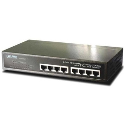 FSD-804P коммутатор 10/100Мбит, с 4 портовым инжектором PoE