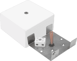 КМ-О (2к)-IP41 Коробка монтаж.огнестойкая, керам.колодка 2 х 3мм², IP41, tраб.-40…+80°С, 72х72х36мм