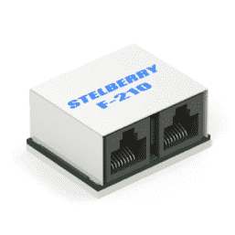 Stelberry F-210 Разветвитель на 4 разъёма RJ45 для систем громкого оповещения Stelberry. Предназначе