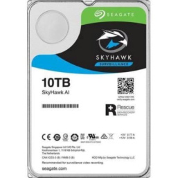 Жесткий диск SEAGATE SATA 10TB SkyHawkAI ST10000VE0008, 10Тб, HDD, SATA III, 3.5"