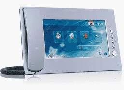 AM-01 SILVER Монитор к консьержу, Touch Screen 9", c памятью на SD карту, интерком между домофонами.