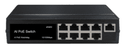 TS-S1109 – промышленный коммутатор 8x100Мбит/с PoE портов + 1x100Мбит/с порт Uplink