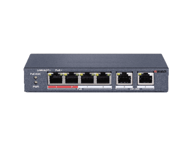 DS-S604P Сетевой неуправляемый коммутатор