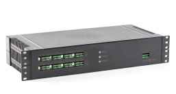 SKAT-V.16 RACK источник питания высота 1U+1U, 16 выходов по 0,5 А или 8 по 1А