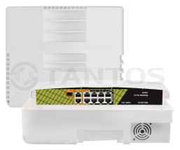 TSn-B6F2GP10G2S1 уличный коммутатор 6x100Мбит/с PoE портов + 2x1000Мбит/с PoE порта + 2x1000Мбит/с п
