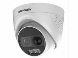 DS-2CE72DFT-PIRXOF(3.6mm) 2Мп уличная HD-TVI камера с сиреной, строблампой и LED подсветкой до 20м