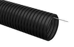 Труба гофрированная 20  мм ПНД ЧЕРНАЯ "Строительная" УралПак  (100 м)