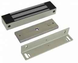 ML-295K, (серый) электромагнитный замок, 12V, усилие 300 кг,уголок в компл.