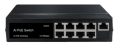 TS-S1109 – промышленный коммутатор 8x100Мбит/с PoE портов + 1x100Мбит/с порт Uplink