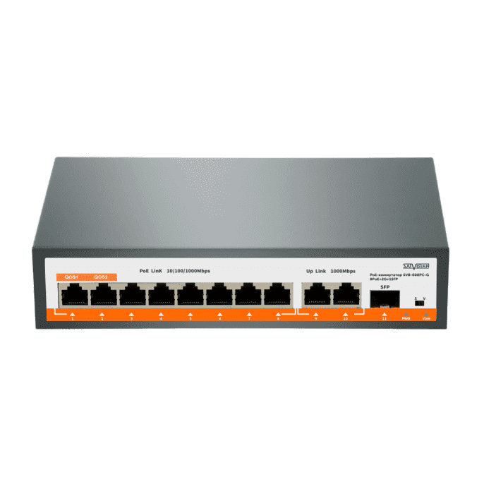 SVB-608PС-G POE коммутатор