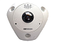 DS-2CD6365G0E-IVS(1.27mm)(B) 6Мп fisheye IP-камера с ИК-подсветкой до 15м