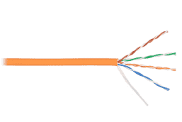 Кабель UTP  2PR  24AWG  2х2х0,5 CAT5e  305м Cu Indoor LSZH нг(А), оранжевый Skynet Standart 