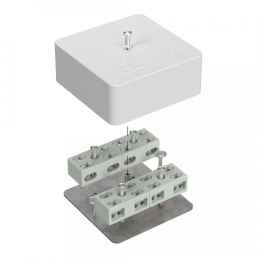 Коробка огнестойкая разветвительная для кабель-канала 40-0450-FR6.0-4-4-Р Е15-Е60 75х75х30 Промрукав