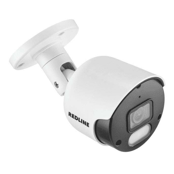 RL-IP14P-S.airX в/к цил, IP, 4Мп, 2.8мм, ИК, микрофон, SMD-аналитика, IPeye облако, металл/п