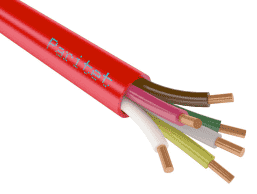 Кабель не распространяющий горение при групповой КСВВнг-LS 6х0,5 мм (0,2 мм2)  (бухта 200 м) ПАРИТЕТ