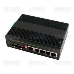SW-8052/IC Промышленный PoE коммутатор Gigabit Ethernet на 6 портов. Порты: 4 PoE