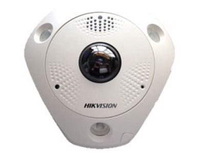DS-2CD63C5G0E-IVS(2mm)(B) 12Мп fisheye IP-камера с ИК-подсветкой до 15м