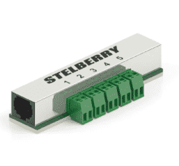 Stelberry F-211 Расширитель тревожных кнопок. Имеет входной и выходной проходные разъёмы RJ45. Расши