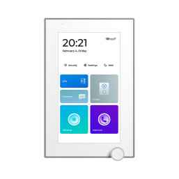 AZ-07LL White BAS-IP видеодомофон с сенсорным цветным LCD экраном