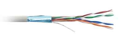 Кабель медный FTP, кат.5Е, 4 пары Rexant внутренний (бухта 305м) 01-0143