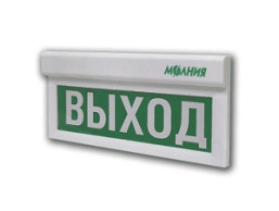 М-220-РИП "Человек влево стрелка вниз дверь" указатель выхода (левосторонний) Е10