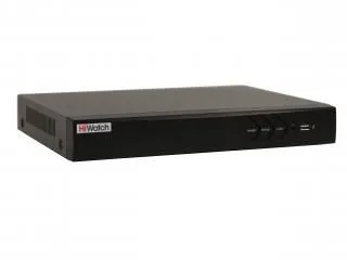 DS-H216QP 16- канальный гибридный HD-TVI регистратор для  аналоговых, HD-TVI, AHD и CVI камер с PoC